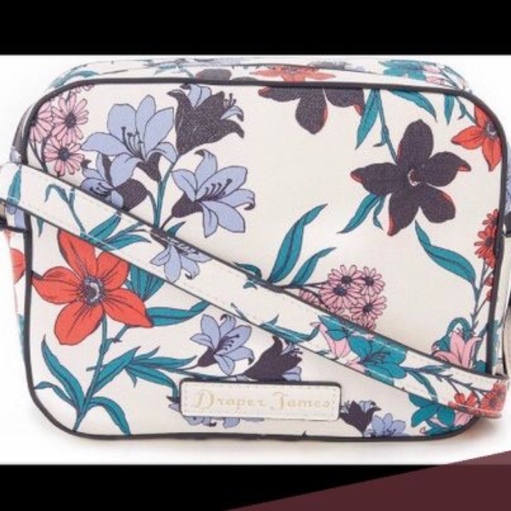 NWT Draper James Elliston Floral Scallop Camerabag - Picture 4 of 7